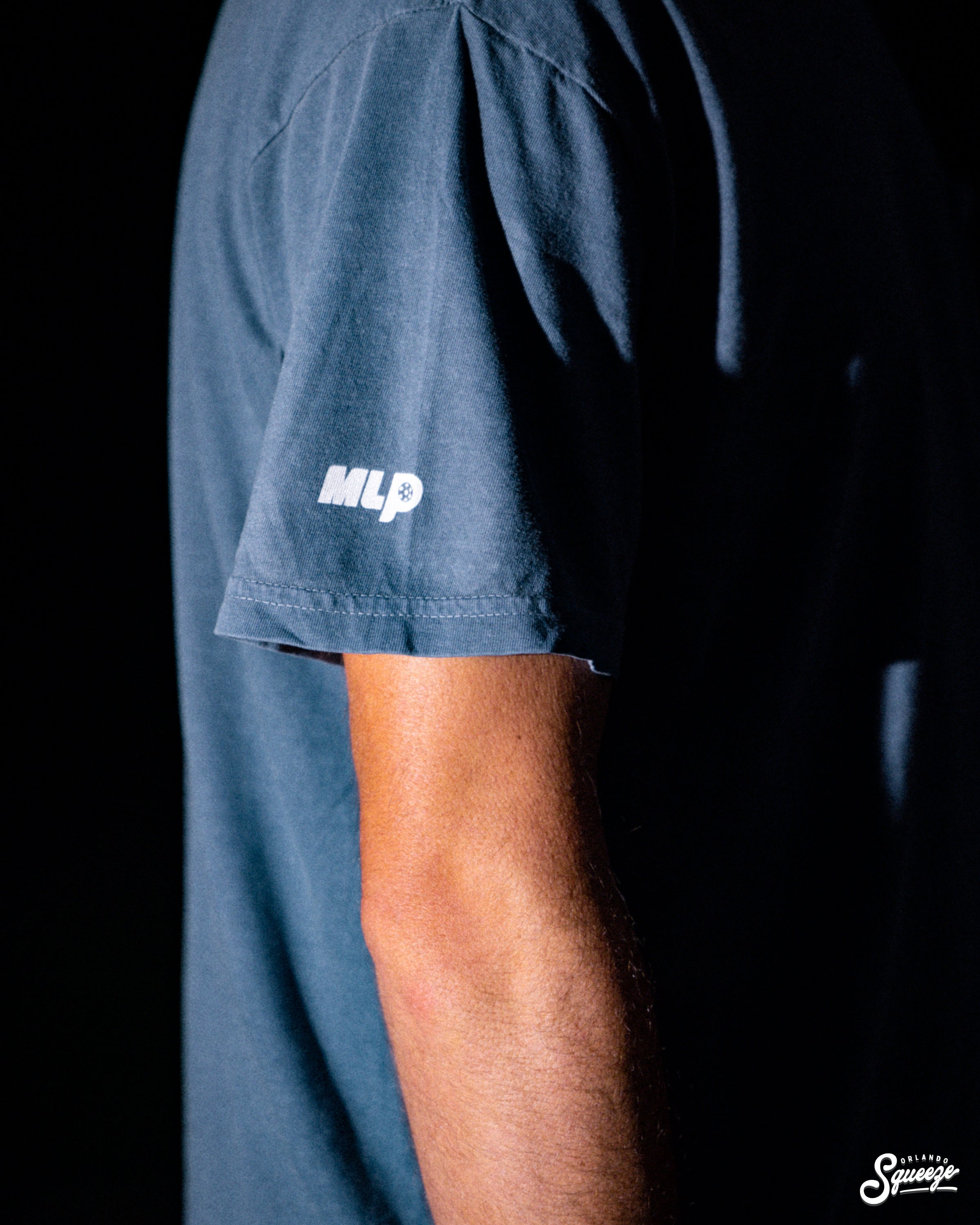 Orlando Squeeze Lil Squeezy Pocket Tee - Navy