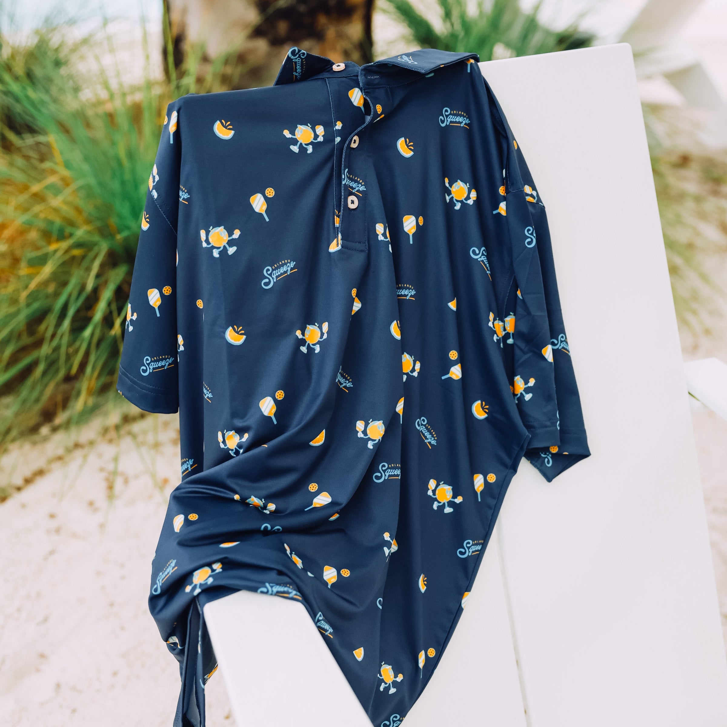 Orlando Squeeze x Chubbies® Navy Polo