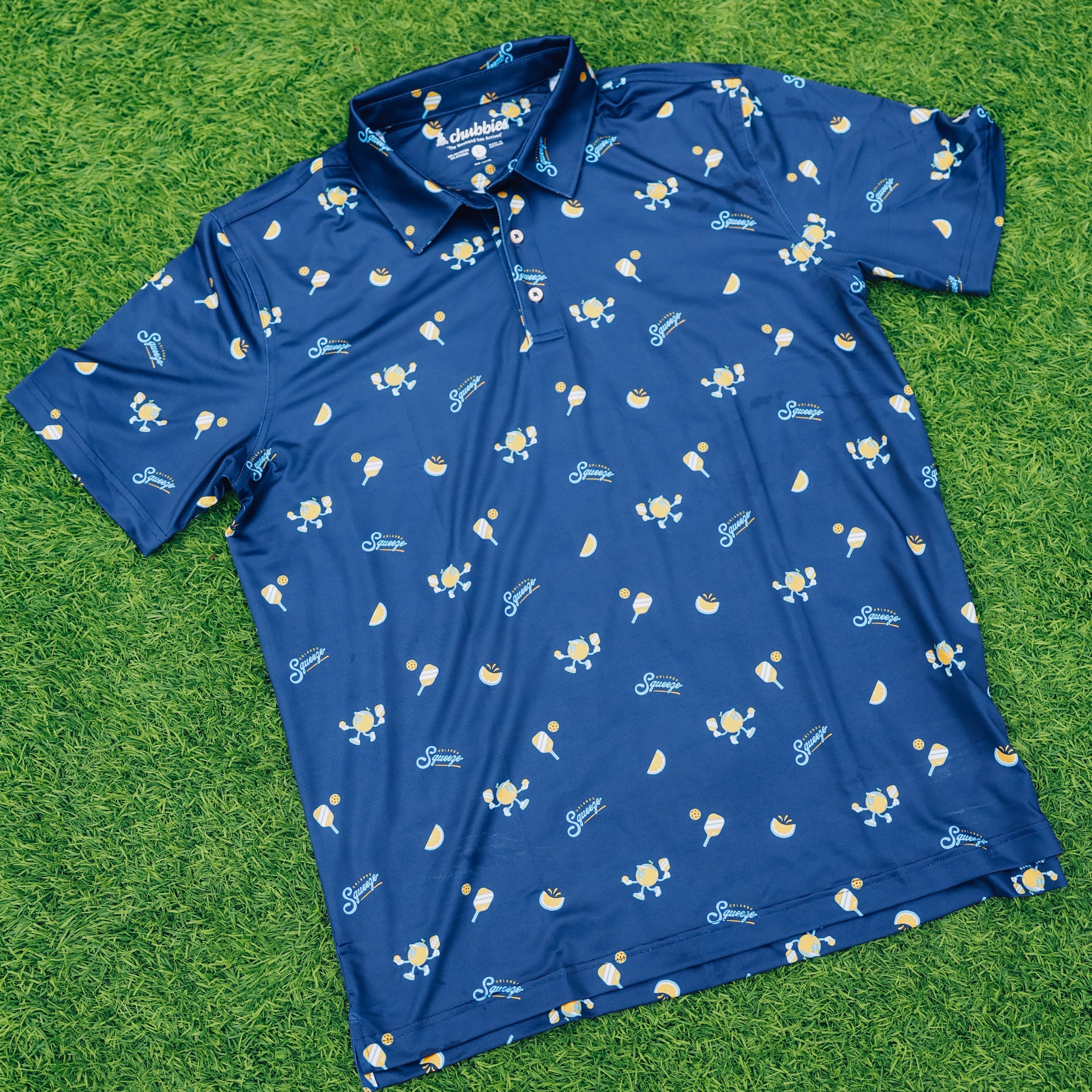 Orlando Squeeze x Chubbies® Navy Polo