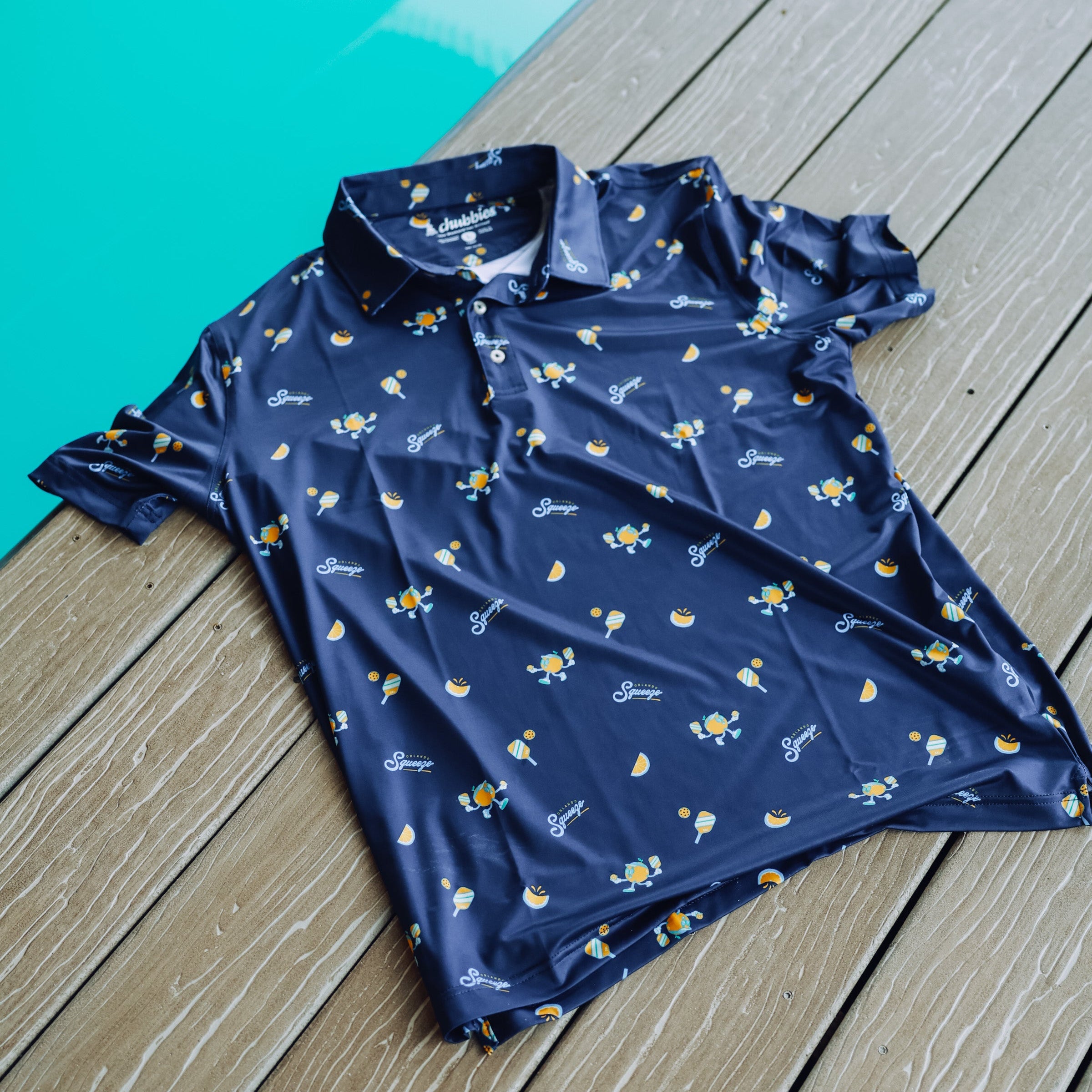 Orlando Squeeze x Chubbies® Navy Polo