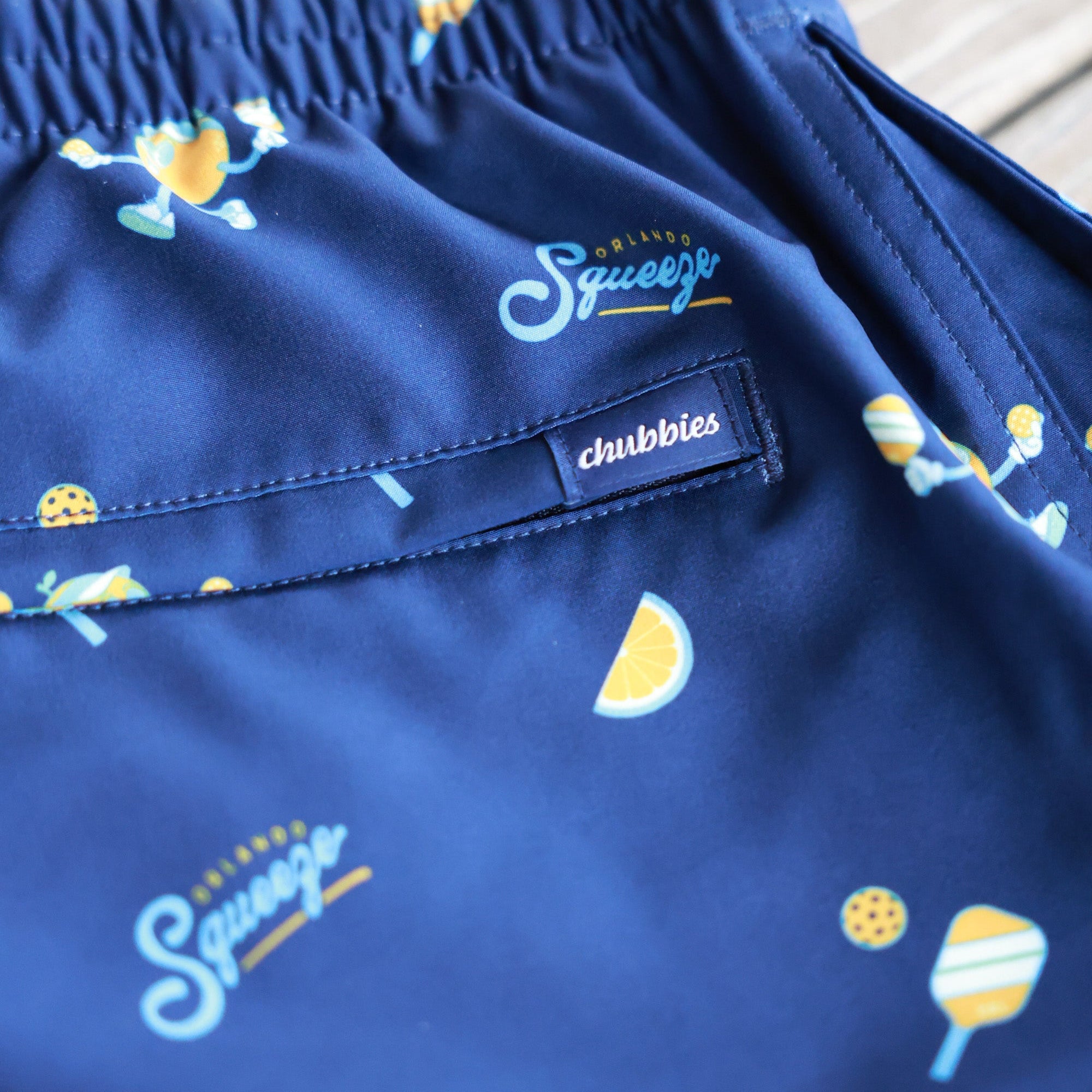 Orlando Squeeze x Chubbies® Navy Trunks