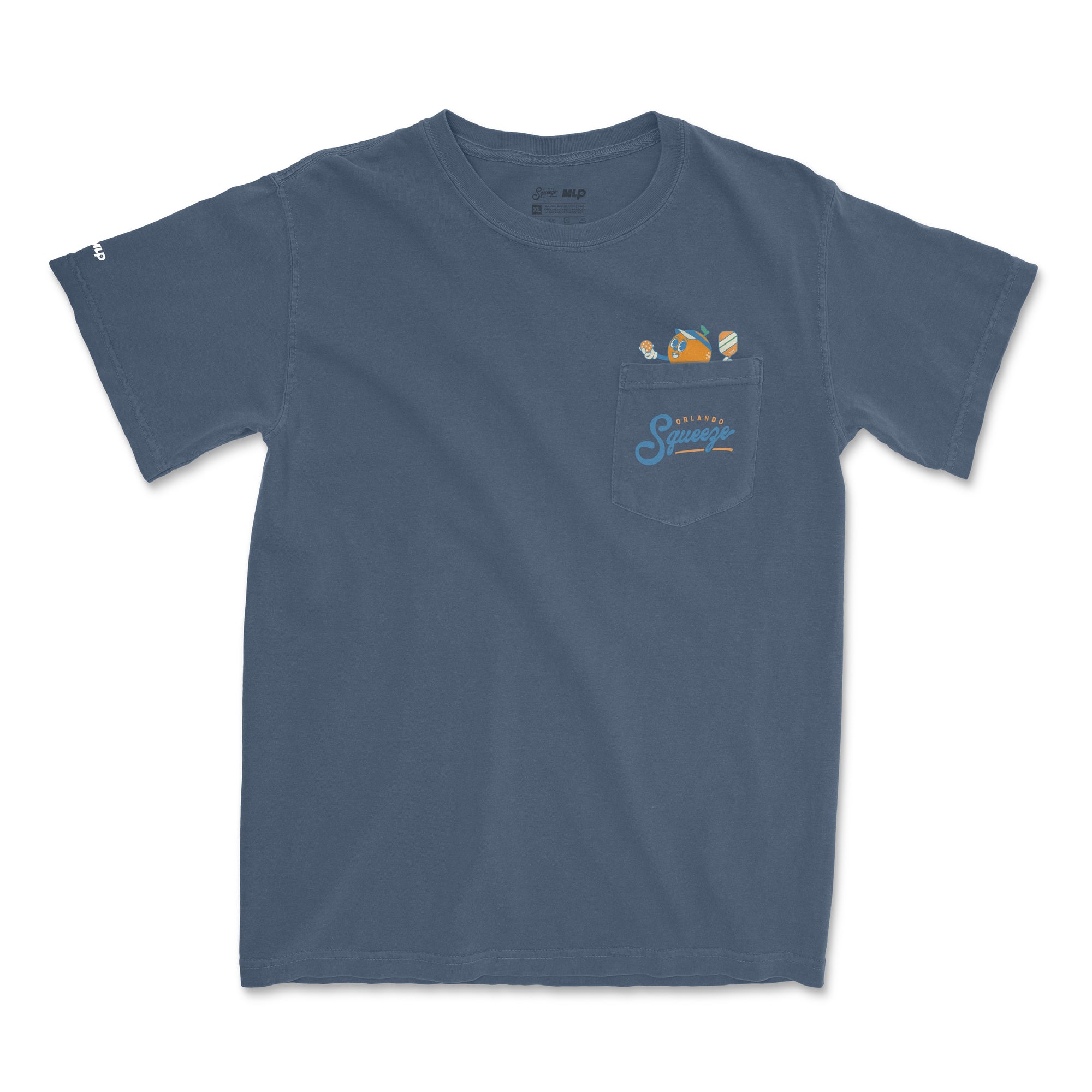 Orlando Squeeze Lil Squeezy Pocket Tee - Navy
