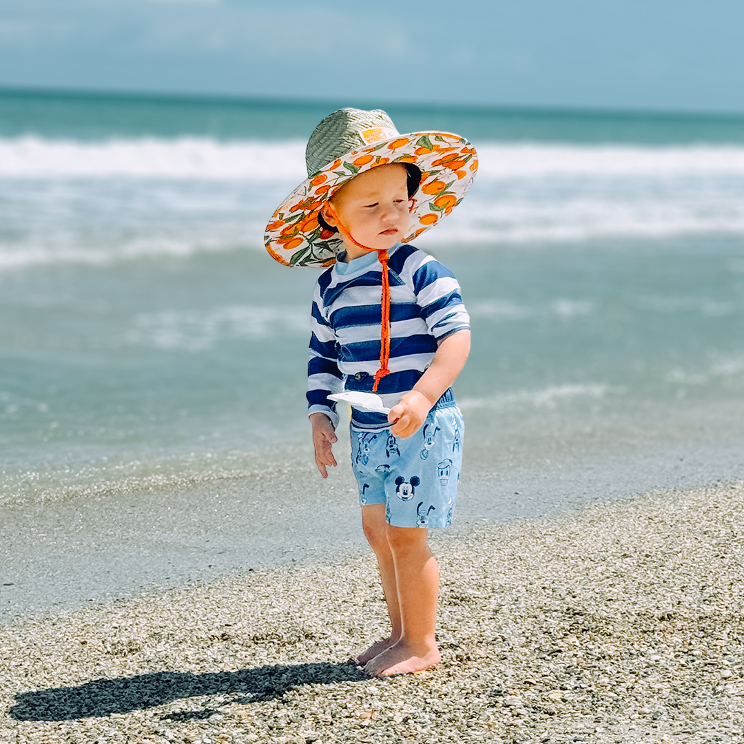 Orlando Squeeze Little Kid's Straw Beach Hat