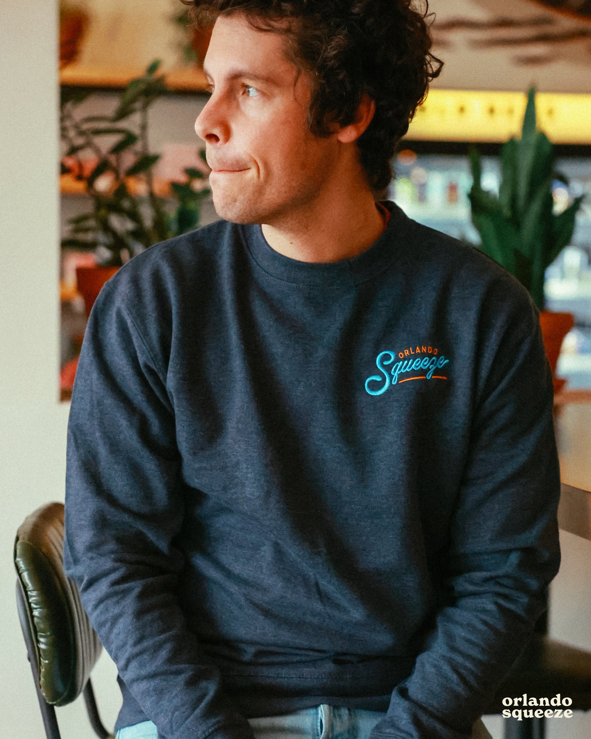 Orlando Squeeze Wordmark Crew Neck Sweatshirt