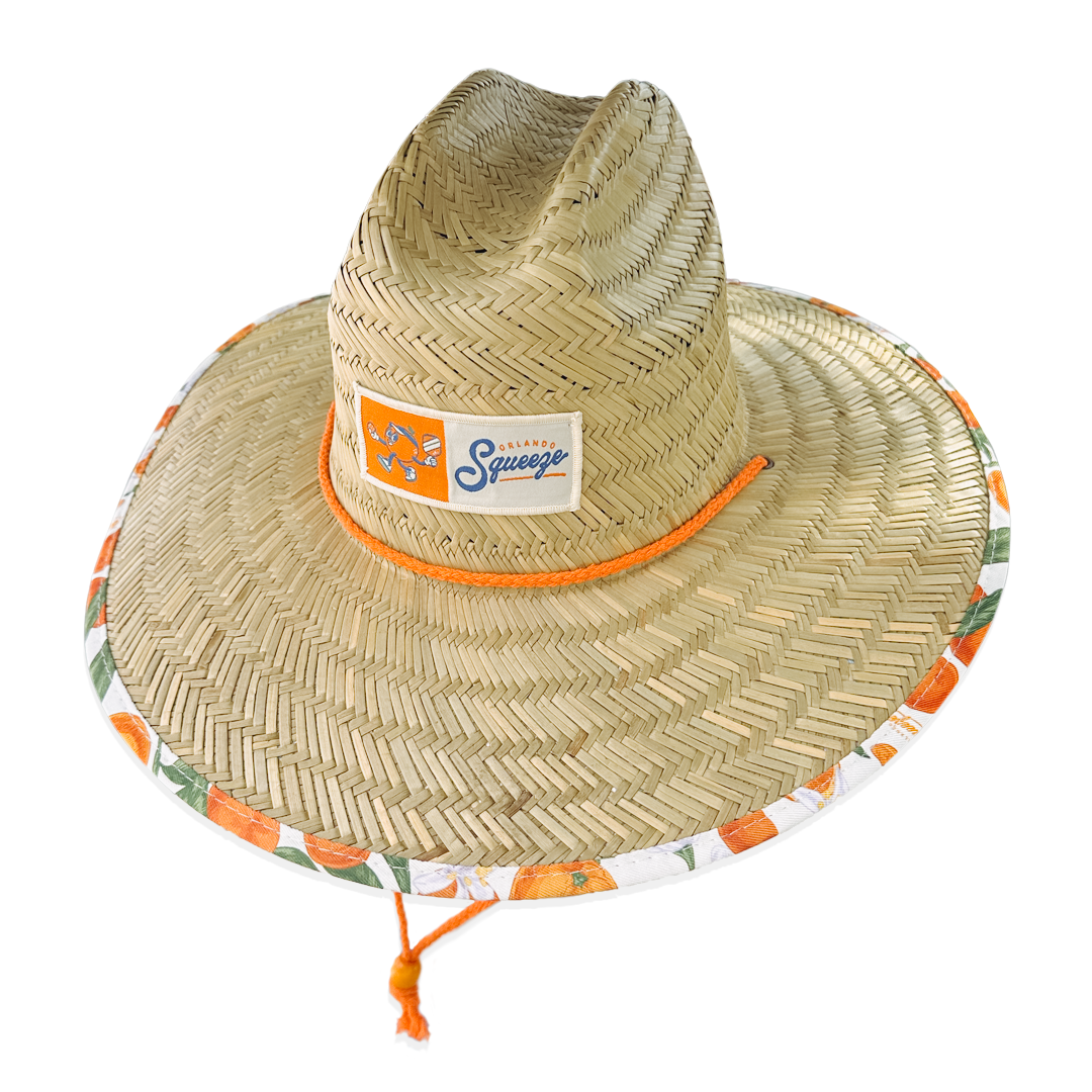 Orlando Squeeze Little Kid's Straw Beach Hat