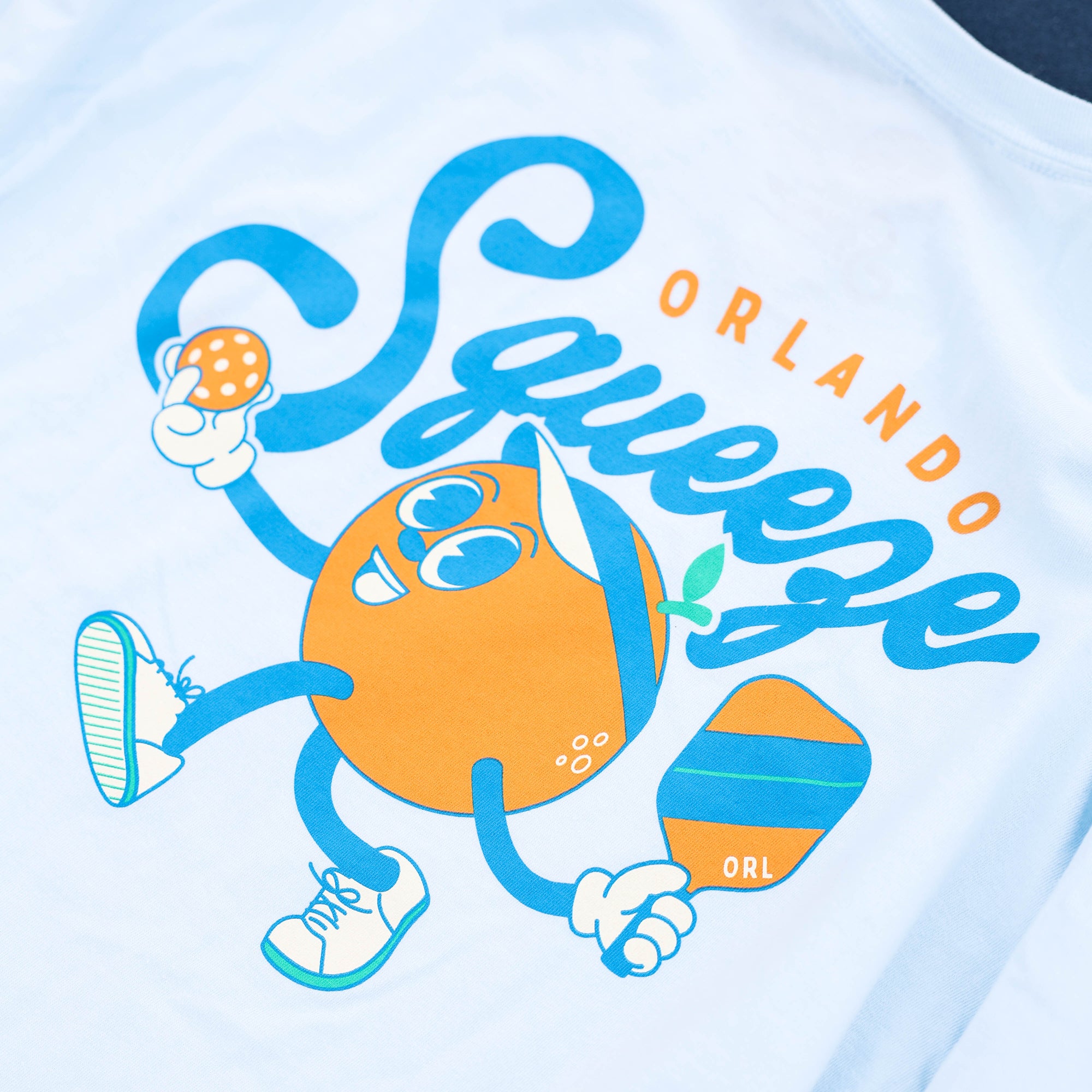 Orlando Squeeze Logo Tee - Light Blue