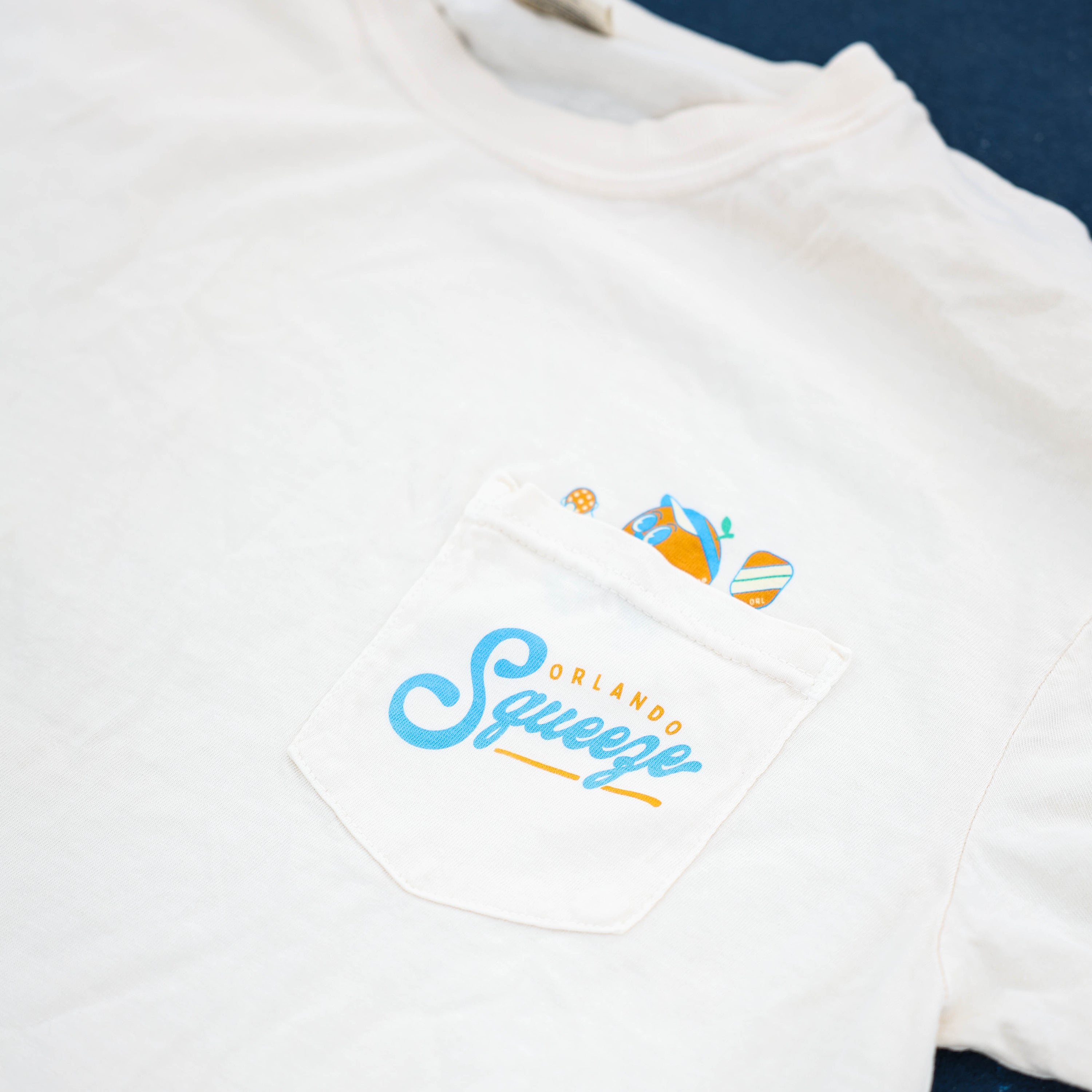 Orlando Squeeze Lil Squeezy Pocket Tee - Ivory